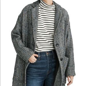 Madewell Herringbone Coat
